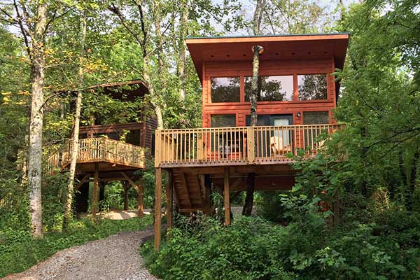 Rivers Edge Treehouse Resort Smoky Mountain Vacation Treehouse